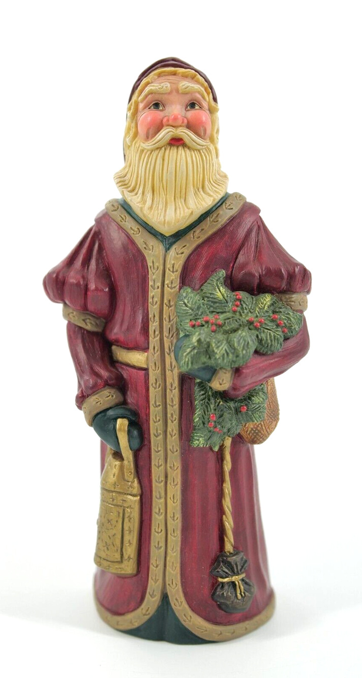 Lenox Christmas Country Santa "HANG THE HOLLY" From Linda M Horn NIB